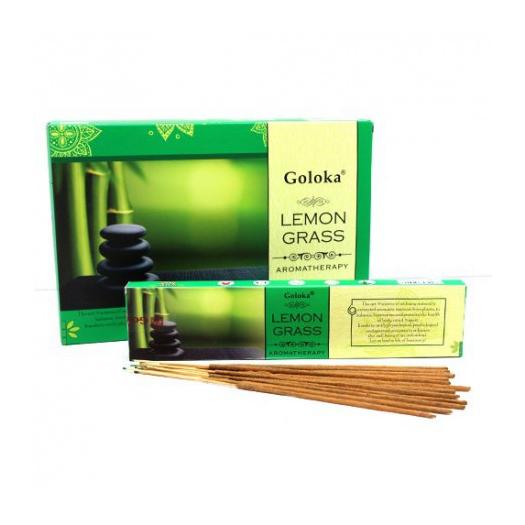 Incienso Aromaterapia Lemon Grass Goloka 15g