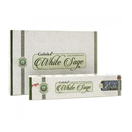 Incienso Goloka Salvia Blanca de California 15g