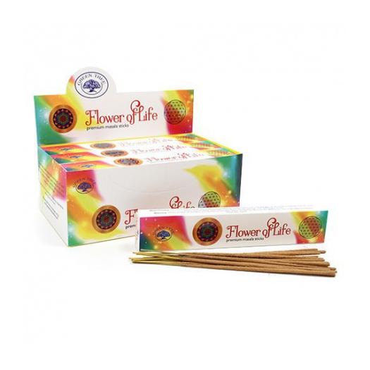 Incienso Green Tree Flor de la Vida 15g