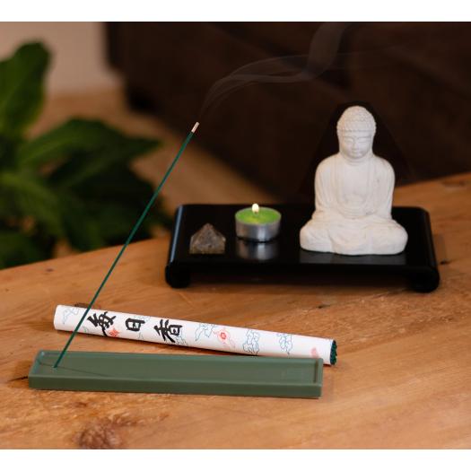 Incienso Japonés de Sándalo Largo 40 Barritas 35g Caja de 5 Rollos