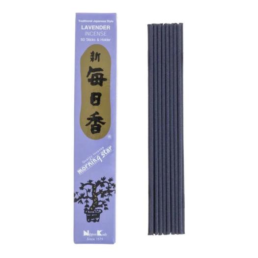 Incienso Japonés Morning Star Lavanda 50 Barritas 20g