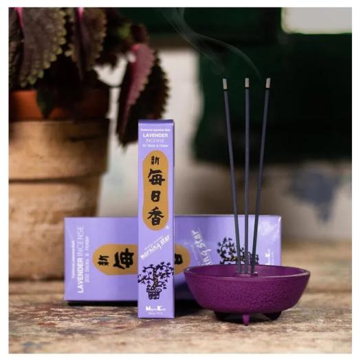 Incienso Japonés Morning Star Lavanda 50 Barritas 20g