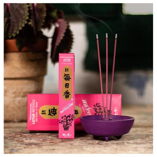 Incienso Japonés Morning Star Lotus 50 Barritas 20g