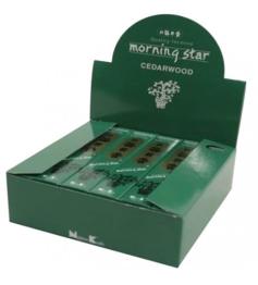 Incienso Japonés Morning Star Madera de Cedro 50 Barritas 20g
