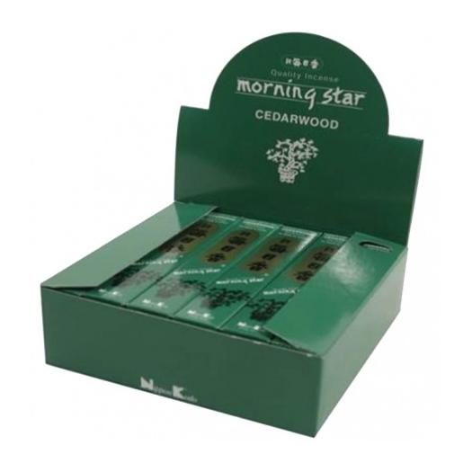 Incienso Japonés Morning Star Madera de Cedro 50 Barritas 20g