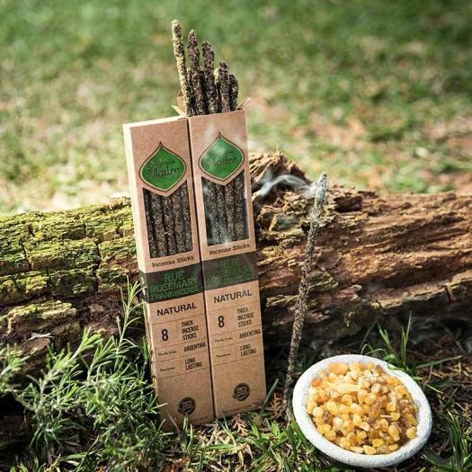 Incienso Natural Ruda, Romero y Franquincienso Sagrada Madre 30g