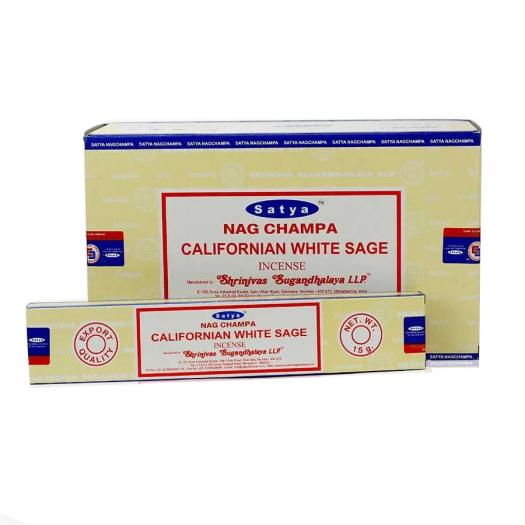 Incienso Satya Californian White Sage Salvia Blanca  15g