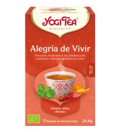 Infusión Alegría de Vivir Yogi Tea Bio 17 Bolsitas 30,6g