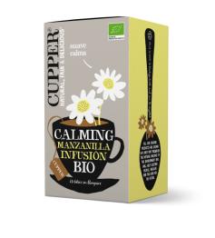 Infusión Calming con Manzanilla Cupper Bio 20 bolsitas