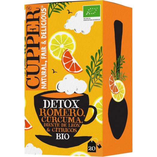 Infusión DETOX Cupper Bio 20 bolsitas