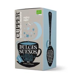 Infusión Dulces Sueños con Canela Manzanilla y Melisa Cupper Bio 20 bolsitas