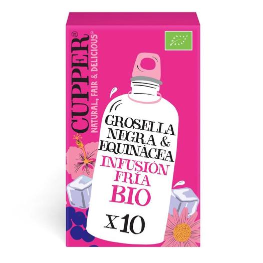 Infusión Fría con Grosella Negra y Equinácea Cupper Bio 10 bolsitas