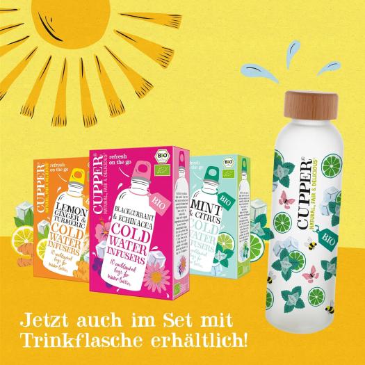 Infusión Fría con Limón Jengibre y Cúrcuma Cupper Bio 10 bolsitas