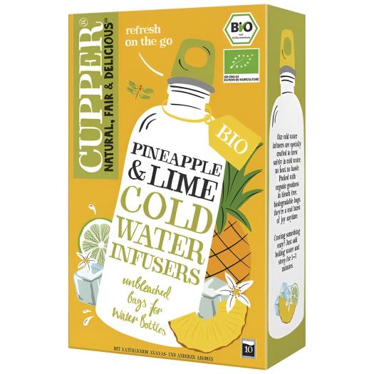 Infusión Fría Piña y Lima Cupper Bio 10 bolsitas