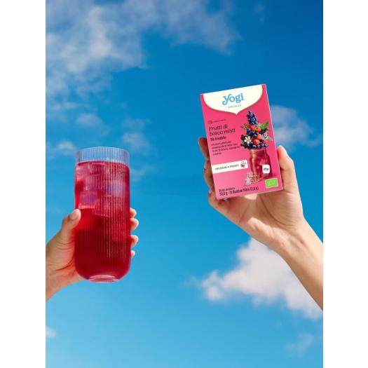 Infusión Fria Frutos del Bosque Yogi Tea Bio 15 Bolsitas 30g