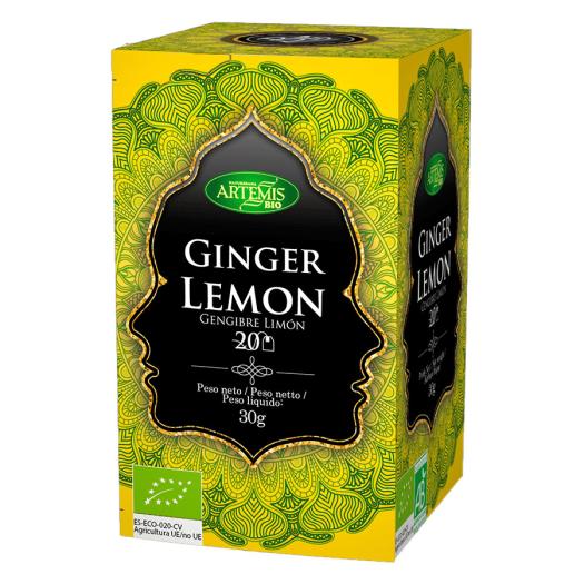 Infusión Ginger Lemon Artemis Bio 20 filtros 30g