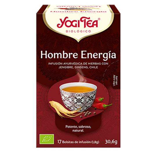 Infusión Hombre Energía Yogi Tea Bio 17 Bolsitas 30,6g