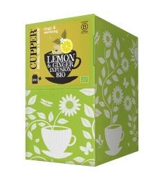 Infusión Limón y Jengibre Cupper Bio 250 bolsitas