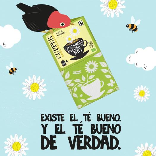 Infusión Manzanilla Cupper Bio 250 bolsitas