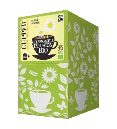 Infusión Manzanilla Cupper Bio 250 bolsitas