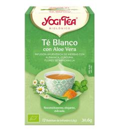 Infusión Té Blanco con Aloe Vera Yogi Tea Bio 17 Bolsitas 30,6g