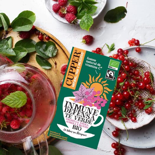 Infusión Té Verde Inmune Cupper Bio 20 bolsitas
