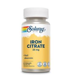 Iron Citrate Solaray 60 VegCaps