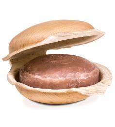 Jabón Ayurveda Kewra de Bergamota en Hoja de Palma Holy Lama 100g