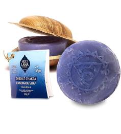 Jabón Chakra de la Garganta en Hoja de Palma Holy Lama 100g