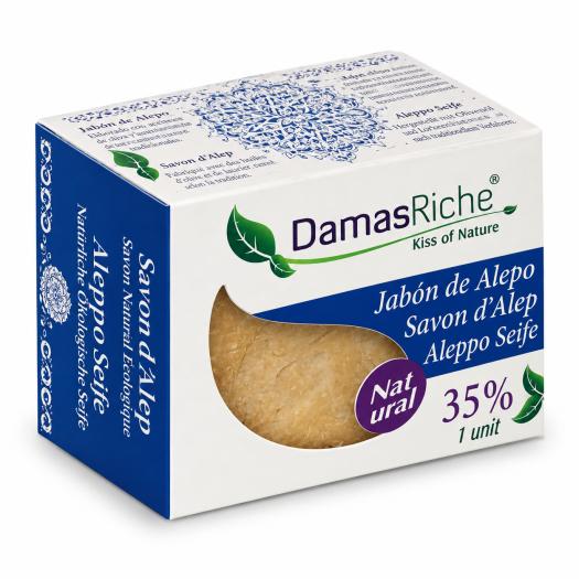 Jabón de Alepo 35% Damasriche 200g