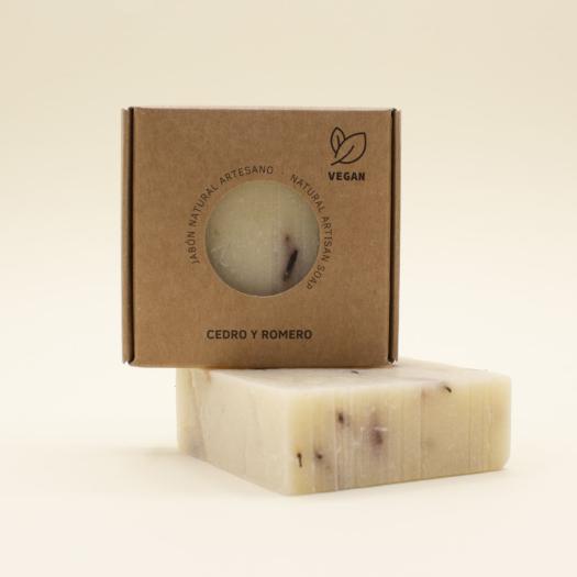 Jabón Natural Premium Cedro y Romero SYS 100g