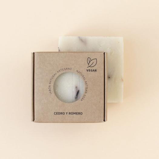 Jabón Natural Premium Cedro y Romero SYS 100g