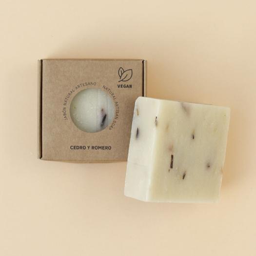 Jabón Natural Premium Cedro y Romero SYS 100g