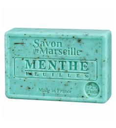 Jabon Natural de Marsella con Hojas de Menta Le Chatelard 1802 100g