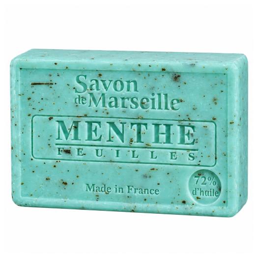 Jabon Natural de Marsella con Hojas de Menta Le Chatelard 1802 100g