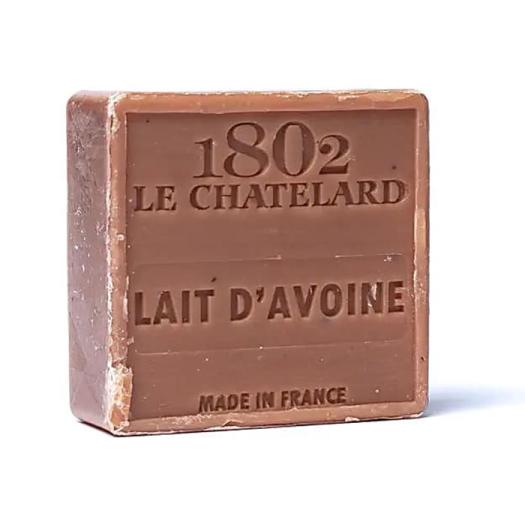 Jabon Natural de Marsella Cuadrado con Leche de Avena 100g