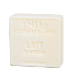 Jabon Natural de Marsella Cuadrado con Leche de Burra 100g