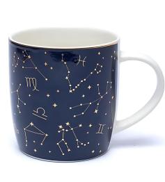 Juego de Taza de Té con Infusor Signos de Estrellas 400ml