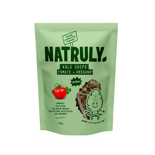 Kale Chips Tomate y Orégano Natruly Bio 30g