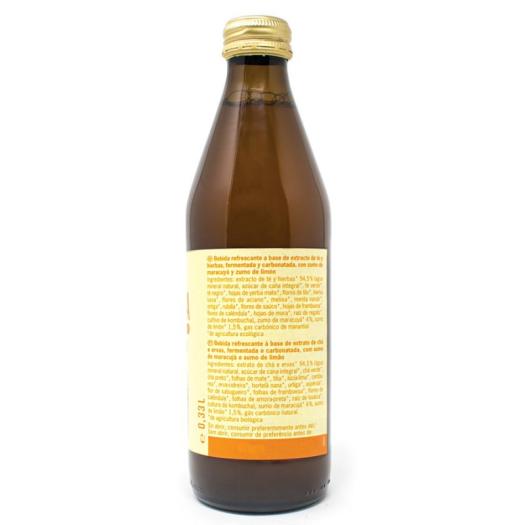 Kombucha de Maracuyá y Limón Voelkel Bio 330ml