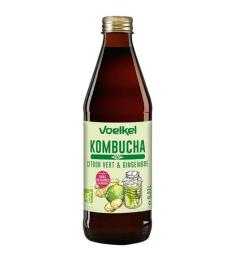 Kombucha Lima y Jengibre Bio 330ml