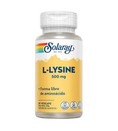 L-Lysine 500 mg Solaray 60 VegCaps