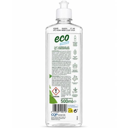 Lavavajillas a Mano Concentrado EcoLimp by Ecomimidú Bio 500 ml