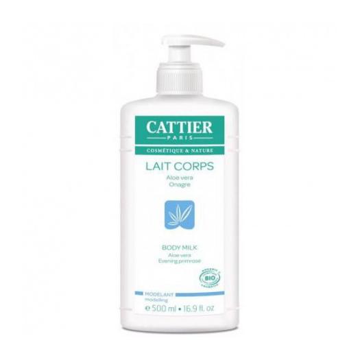 Leche Hidratante Modeladora Aloe y Onagra Cattier Bio 500ml