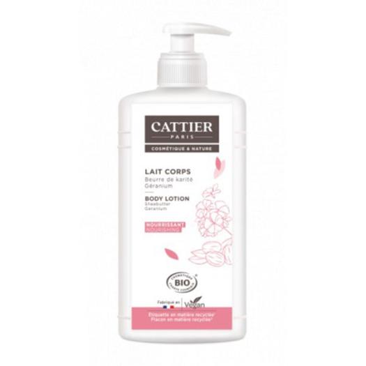 Leche Hidratante Nutritiva Karité y Geranium Cattier Bio 500ml