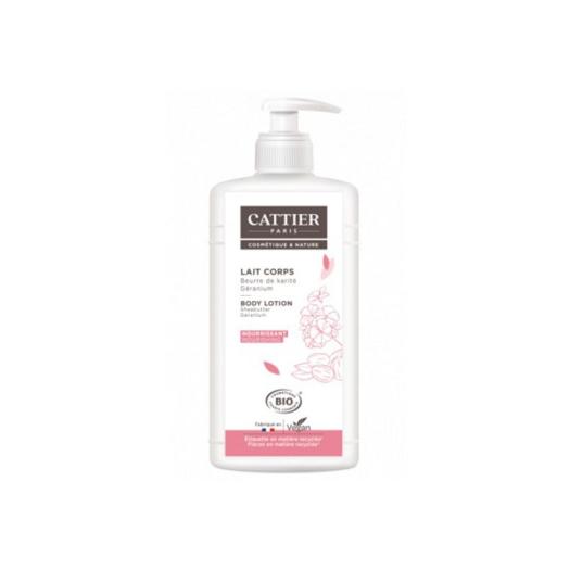 Leche Hidratante Nutritiva Karité y Geranium Cattier Bio 500ml