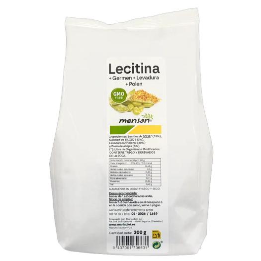Lecitina con Levadura Nutricional y Polen 300gr