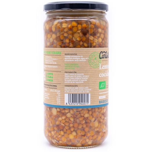 Lentejas Cocidas Bio 720g