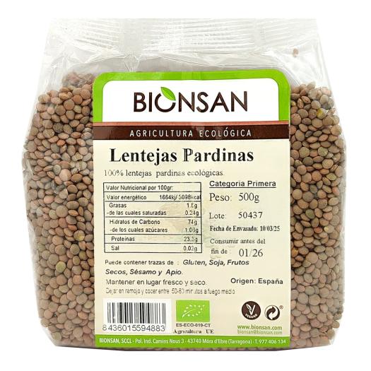 Lentejas Pardina Bionsan Bio 500g