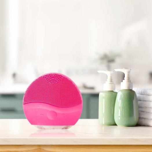 Limpiador Masajeador Facial Eléctrico de Silicona